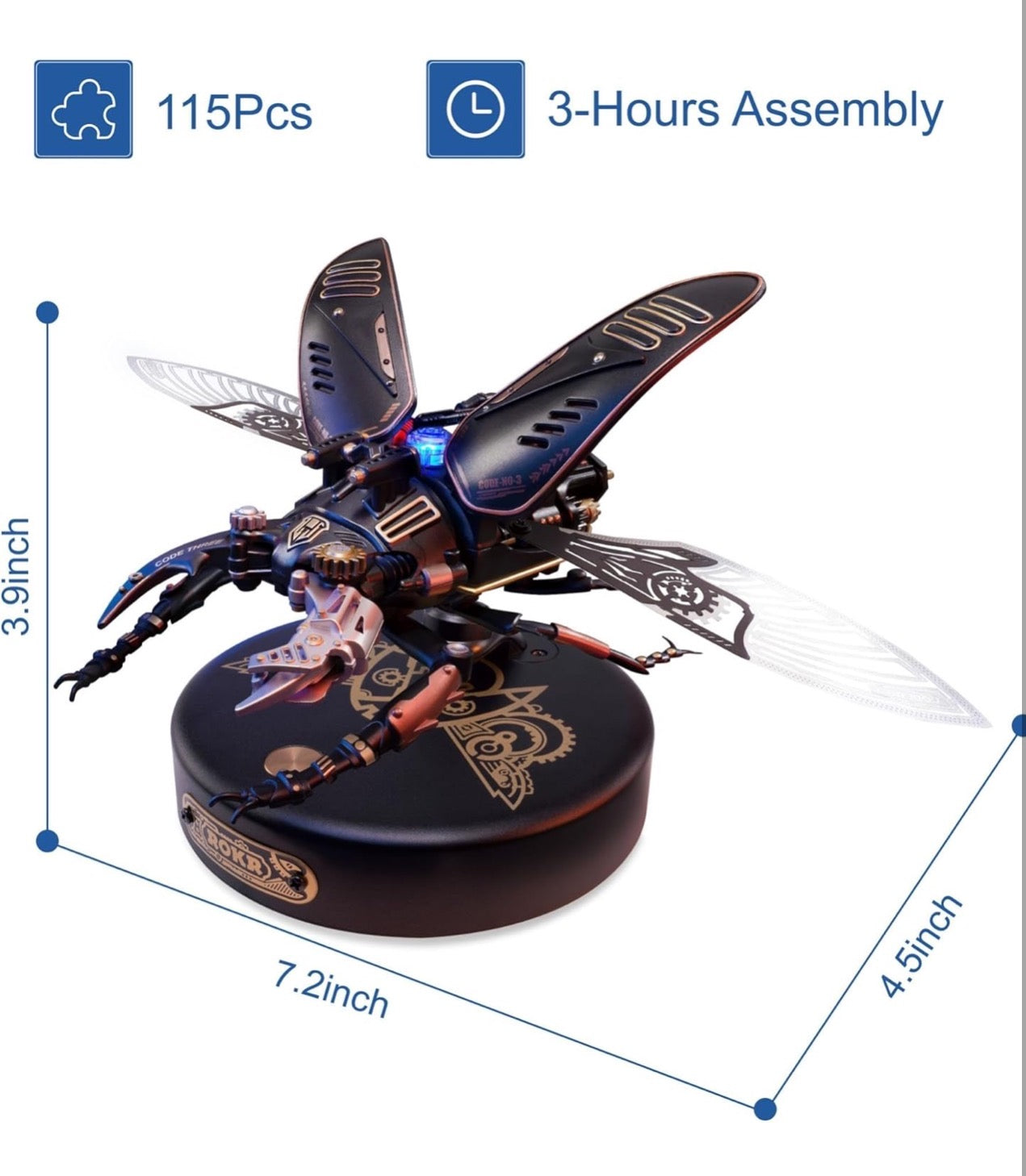 ROKR Model kits 3D Building DIY Storm Beetle