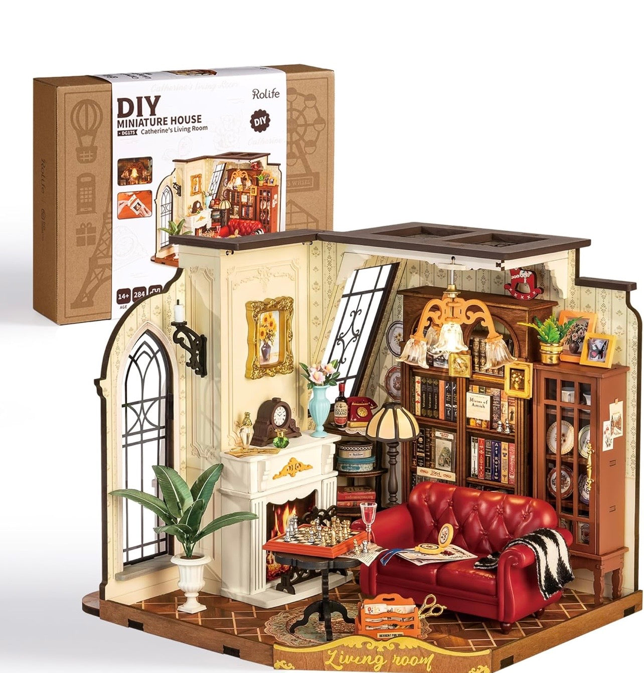 Rolife DIY Miniature Catherine's Living Room)