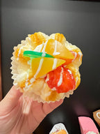 Fruit mini cake refrigerator magnets