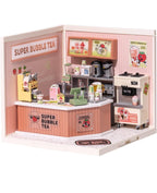 Rolife LED建筑DIY迷你屋珍珠奶茶