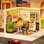 Rolife Creator Miniature House Hong Kong Bites Cafe Super
