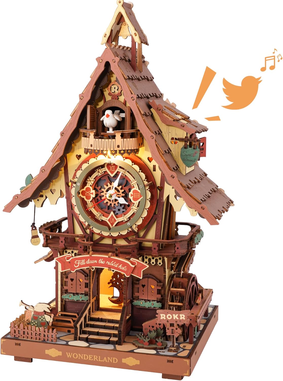 ROKR 3D Wooden Puzzles Cuckoo clock