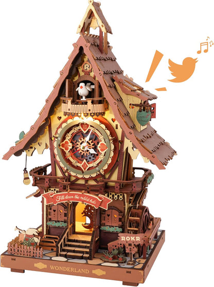 ROKR 3D Wooden Puzzles Cuckoo clock