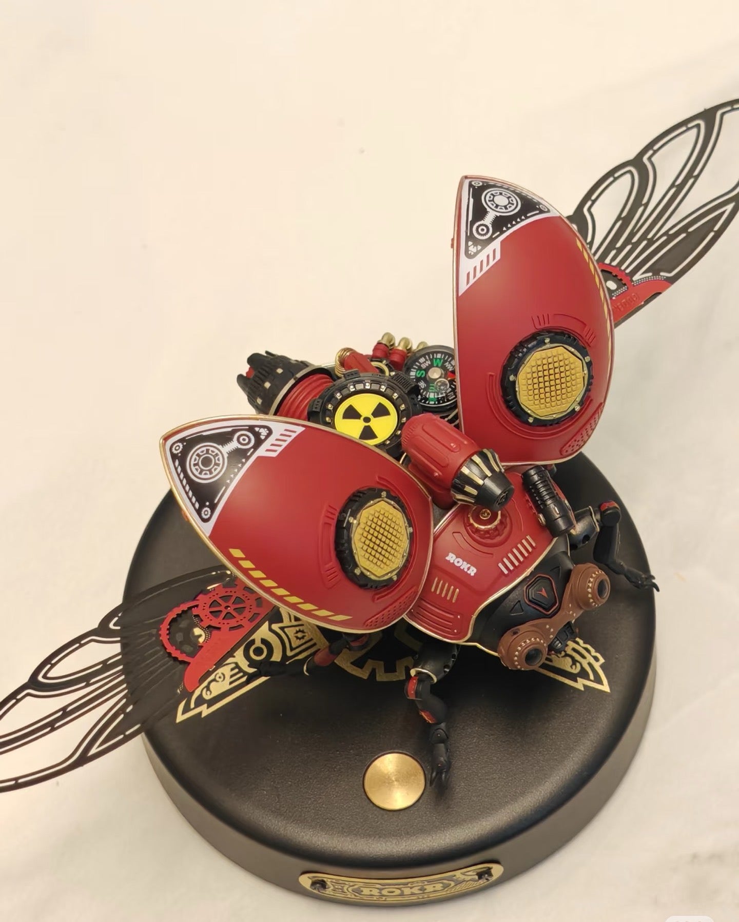 ROKR 3D Puzzles Electric Metal Model Building Kit Rhinoceros Beetle