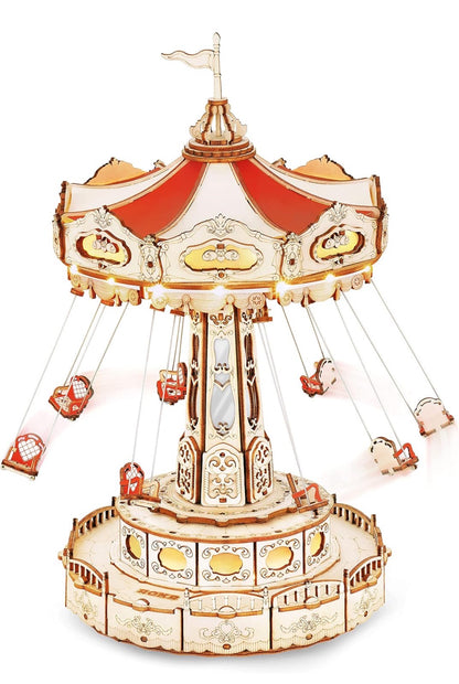 ROBOTIME 3D Puzzles Model kits Unique Swing Ride