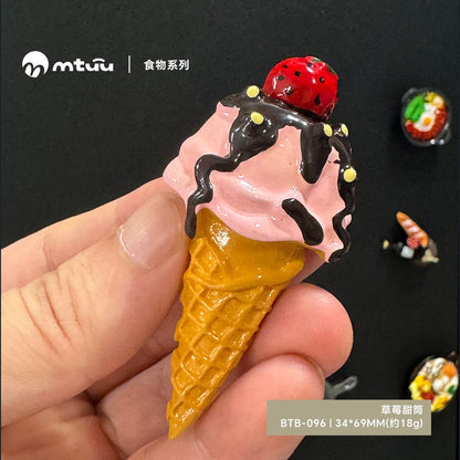 Cute food-shaped refrigerator magnets 1pcs