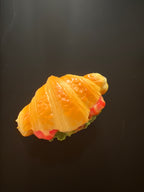Croissant sandwich fridge magnets 1pcs