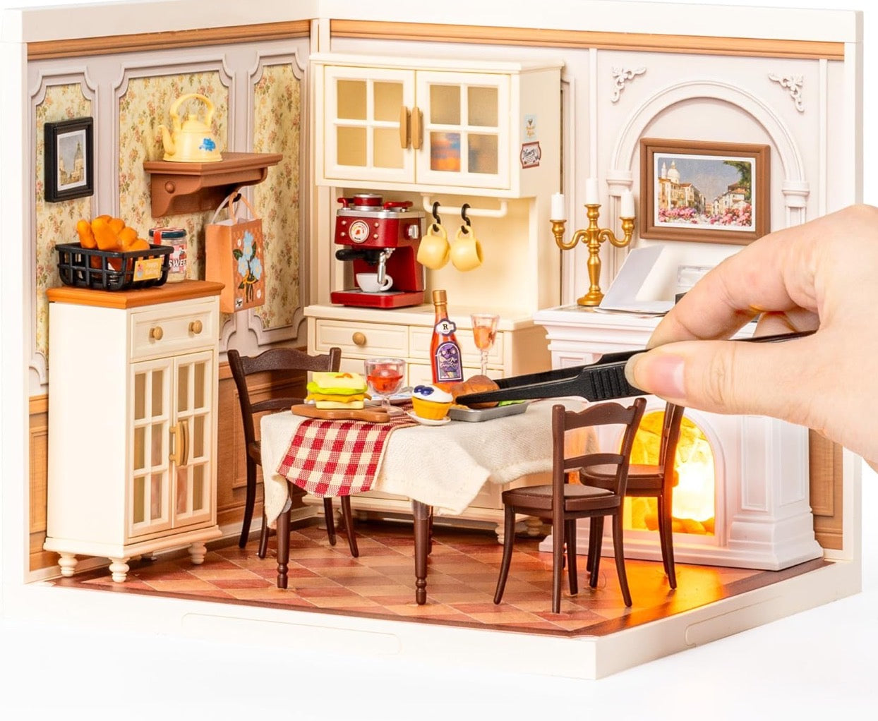 Rolife DIY Miniature House Minihouse Building Dining Room