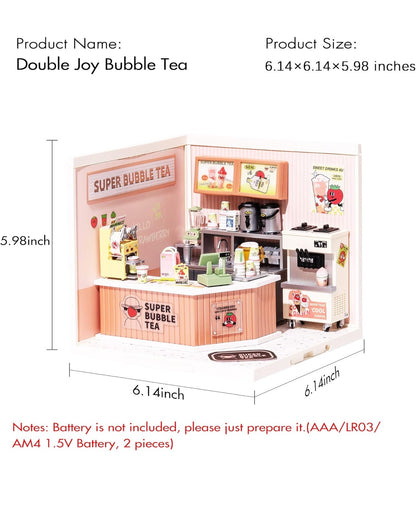 Rolife LED Building DIY Minihouse Bubble Tea