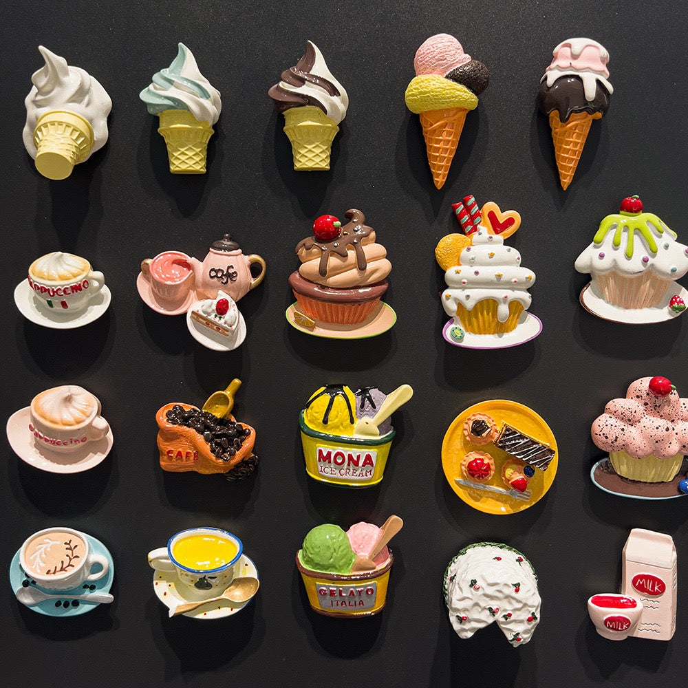 Cute food-shaped refrigerator magnets 1pcs