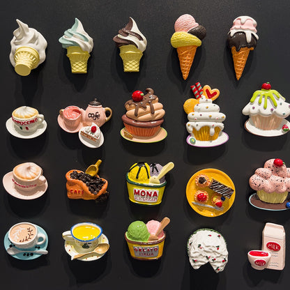 Cute food-shaped refrigerator magnets 1pcs