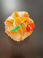 Fruit mini cake refrigerator magnets