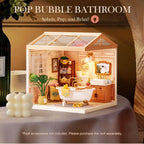 Rolife DIY 微型建筑 LED 泡泡浴室