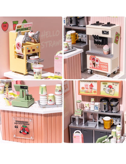Rolife LED Building DIY Minihouse Bubble Tea
