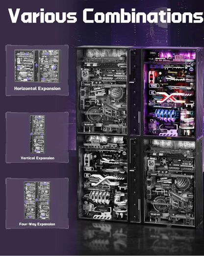 3D Puzzles Electric Marble Run Model Kits Future City