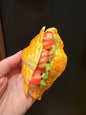Croissant sandwich fridge magnets 1pcs