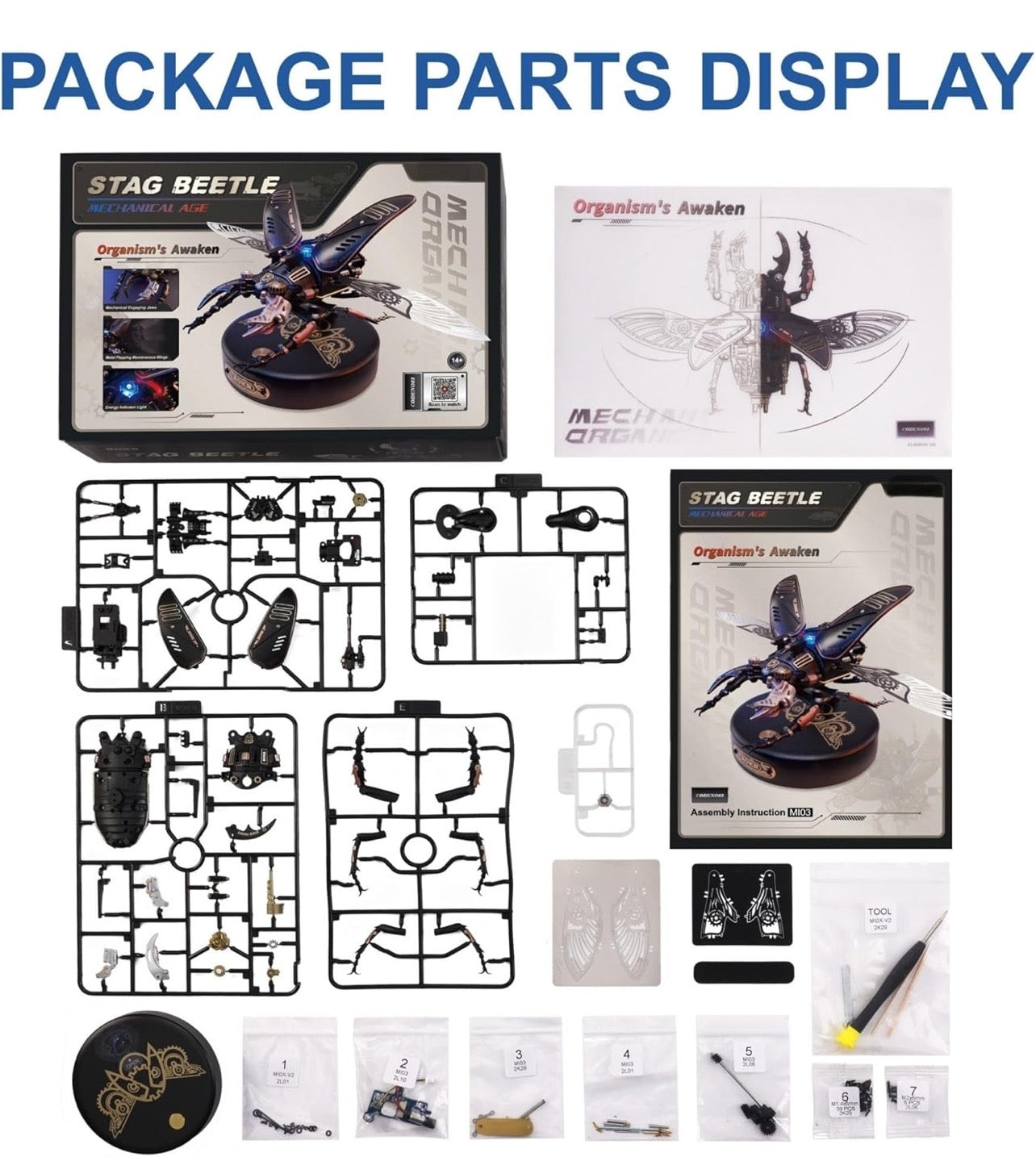 ROKR Model kits 3D Building DIY Storm Beetle