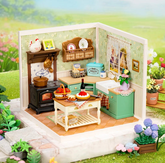 Rolife Farmhouse Kitchen Super Creator Miniature House