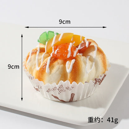PU simulated bread refrigerator magnet 1 pcs