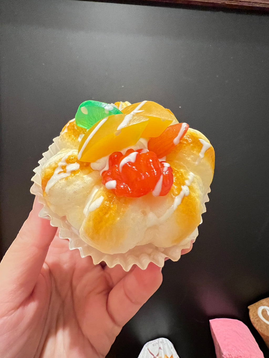 Fruit mini cake refrigerator magnets