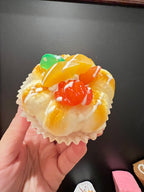 Fruit mini cake refrigerator magnets