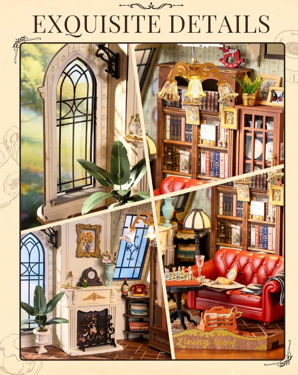 Rolife DIY Miniature Catherine's Living Room)