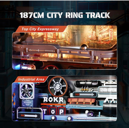 ROKR 3D Puzzles Building Toy Sets Marble Run Model Parallel World