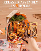 Rolife DIY Miniature House Mini Wooden Cheers Bar & Dining