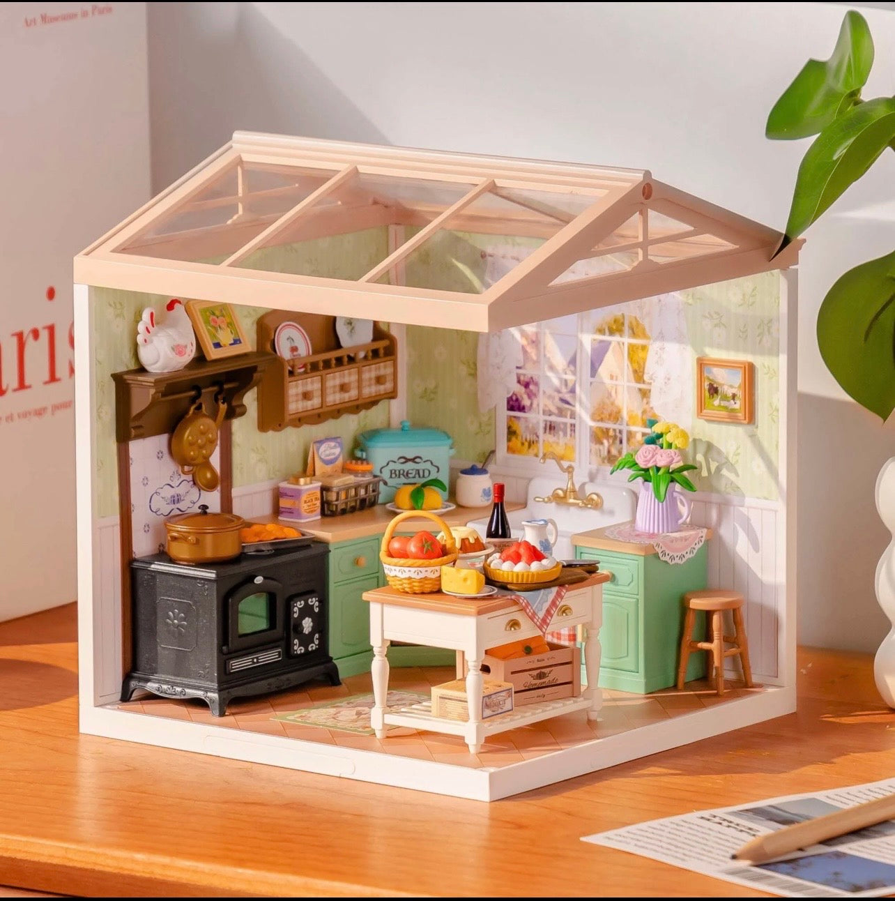 Rolife Farmhouse Kitchen Super Creator Miniature House