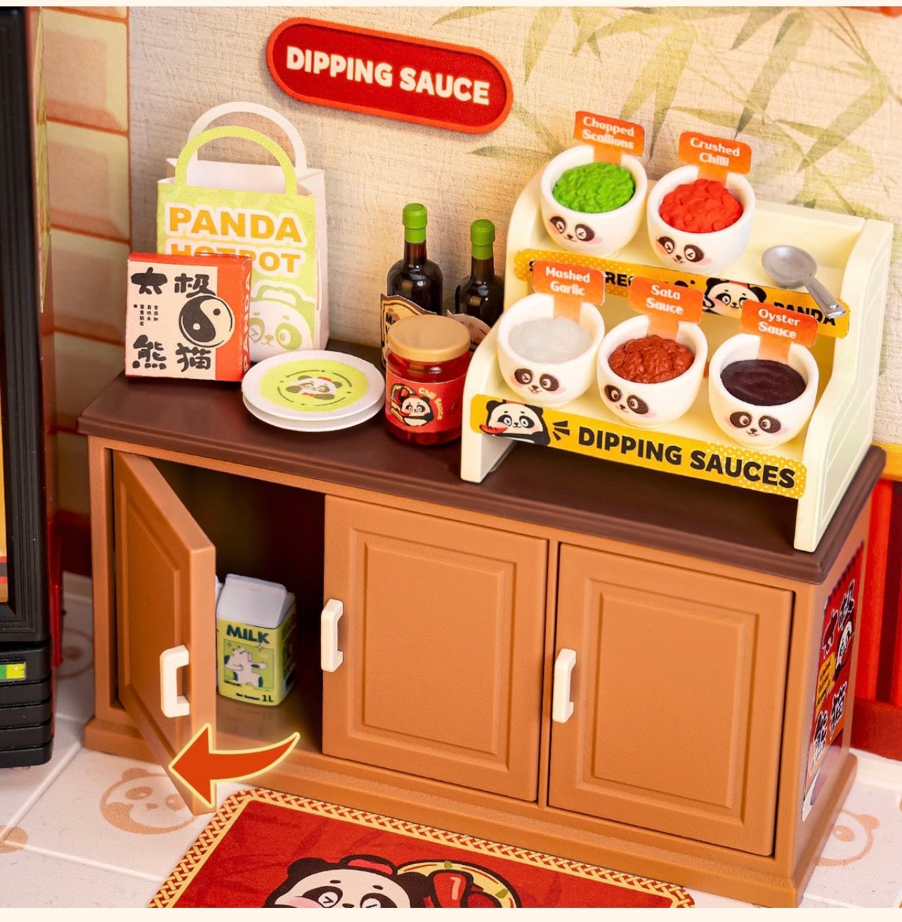 Rolife Super Creator Miniature House Panda Hot Pot