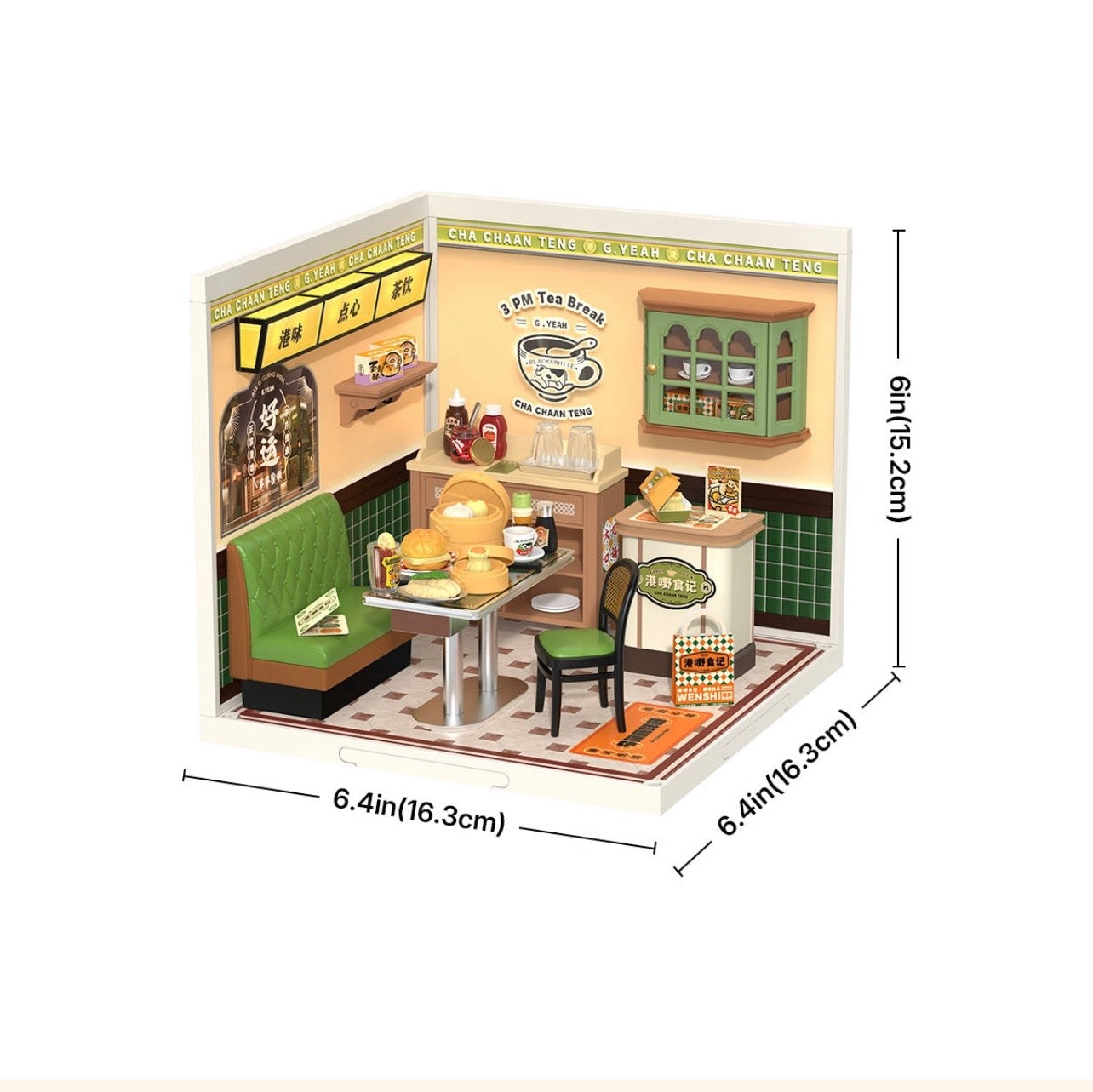 Rolife Creator Miniature House Hong Kong Bites Cafe Super