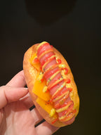 Classic hot dog refrigerator magnet