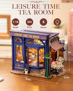 Rolife DIY Dollhouse Miniature House Leisure Tea Room