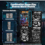 ROKR 3D Puzzles Building Toy Sets Marble Run Model Parallel World