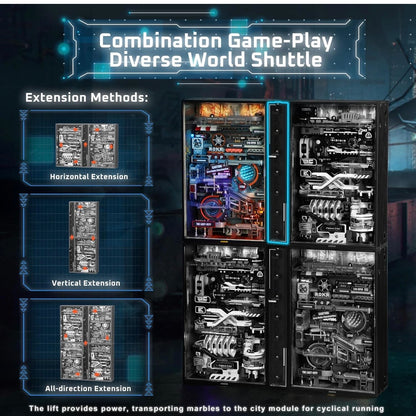 ROKR 3D Puzzles Building Toy Sets Marble Run Model Parallel World