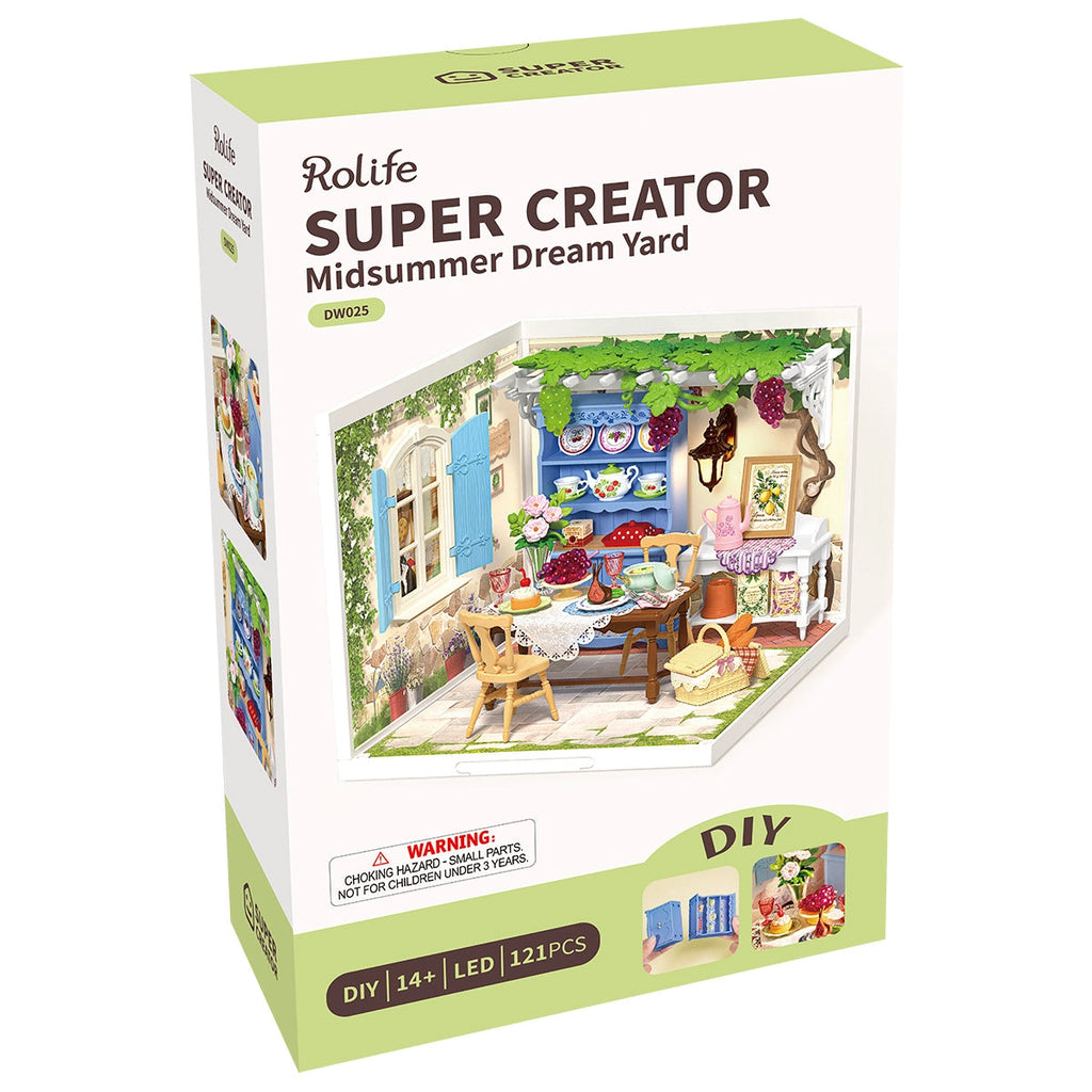 Rolife Midsummer Dream Yard Super Creator Miniature House
