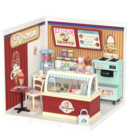 Rolife Super Creator DIY Miniature Plastic House Building Set Flavorful Ice Cream