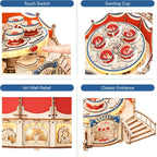 ROKR Tilt-A-Whirl DIY Music Box