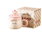 Cute Pink Bear Mug 400ML