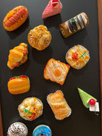 Classic hot dog refrigerator magnet