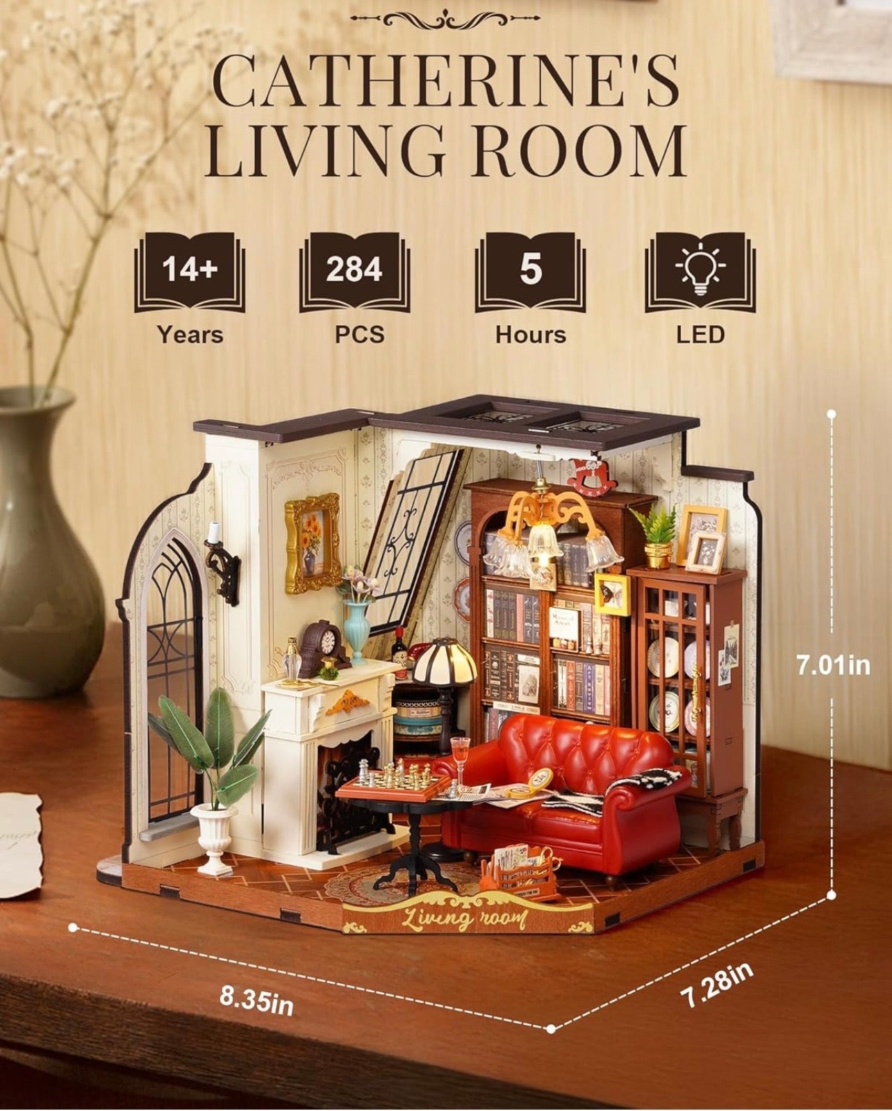 Rolife DIY Miniature Catherine's Living Room)