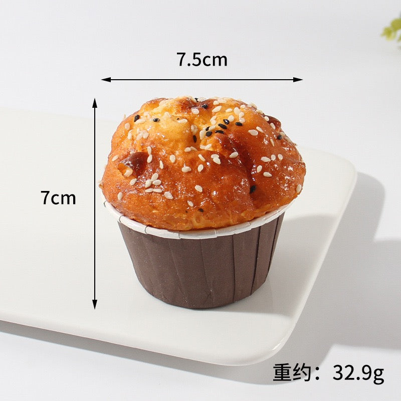 PU simulated bread refrigerator magnet 1 pcs