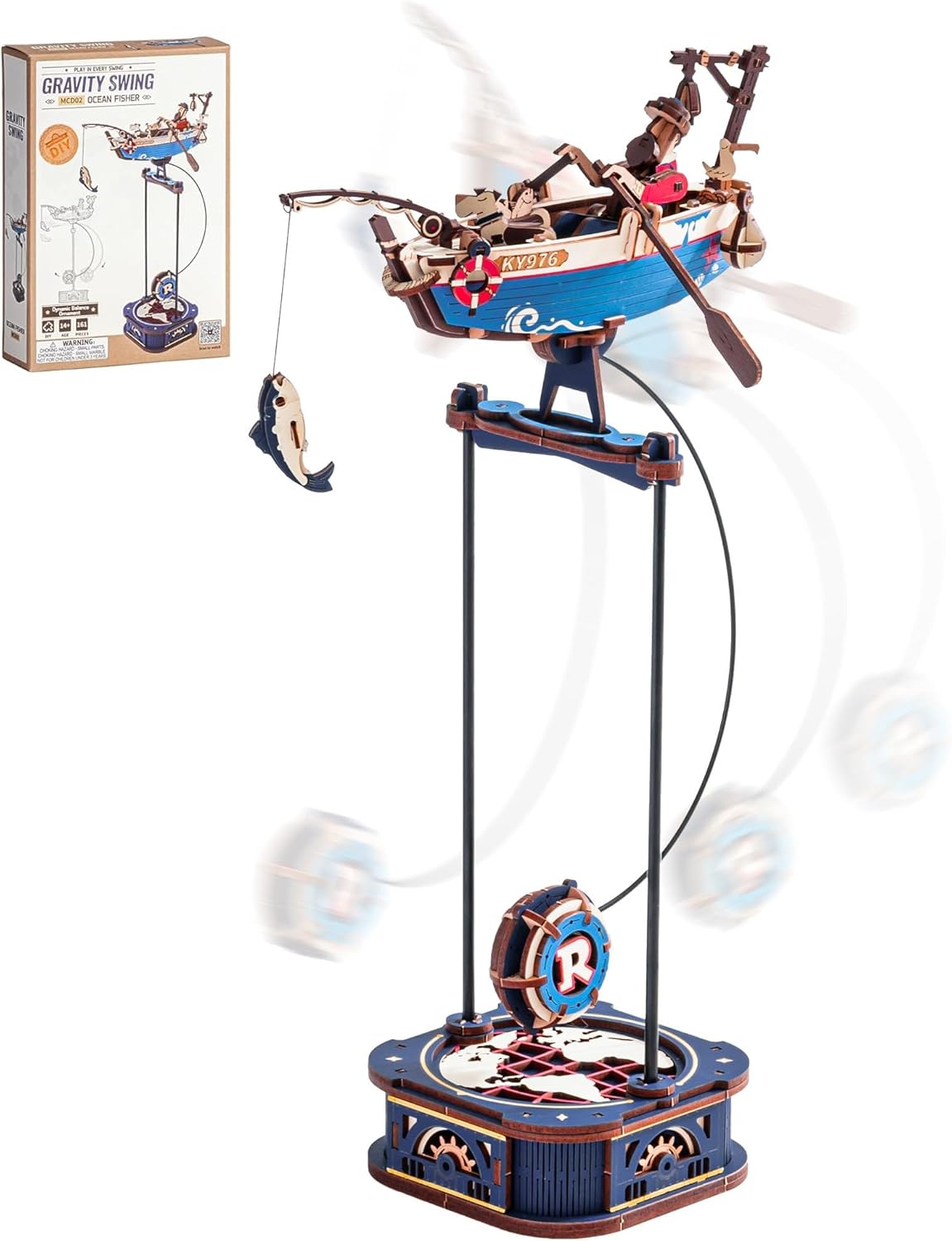 ROKR Ocean Fisher Pendulum Balance Toy 3D Puzzle