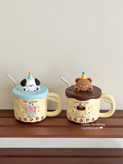 Cute dog shaped mug 400ML