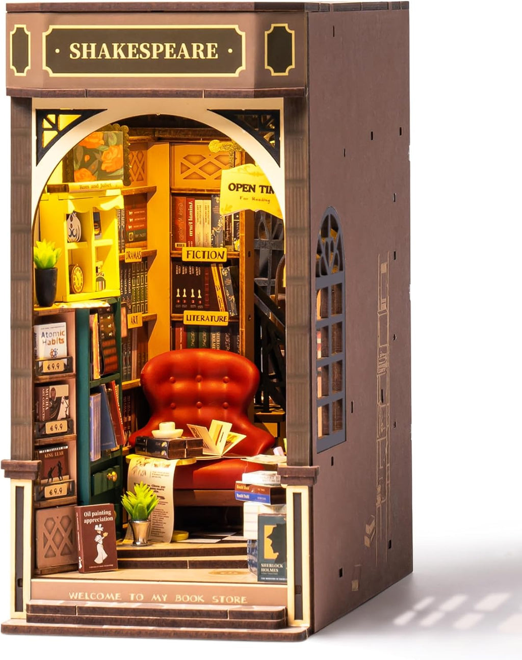 Rolife Book Nook Shelf Insert - Bookstore