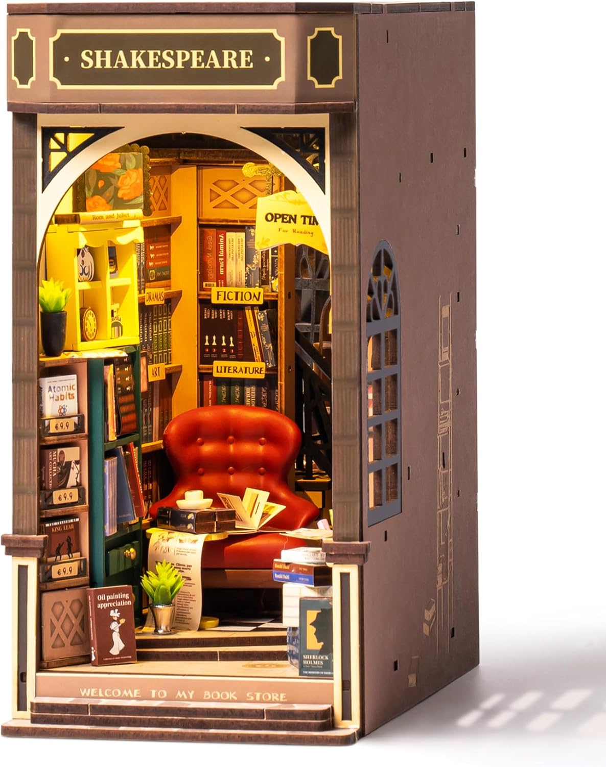Rolife Book Nook Shelf Insert - Bookstore