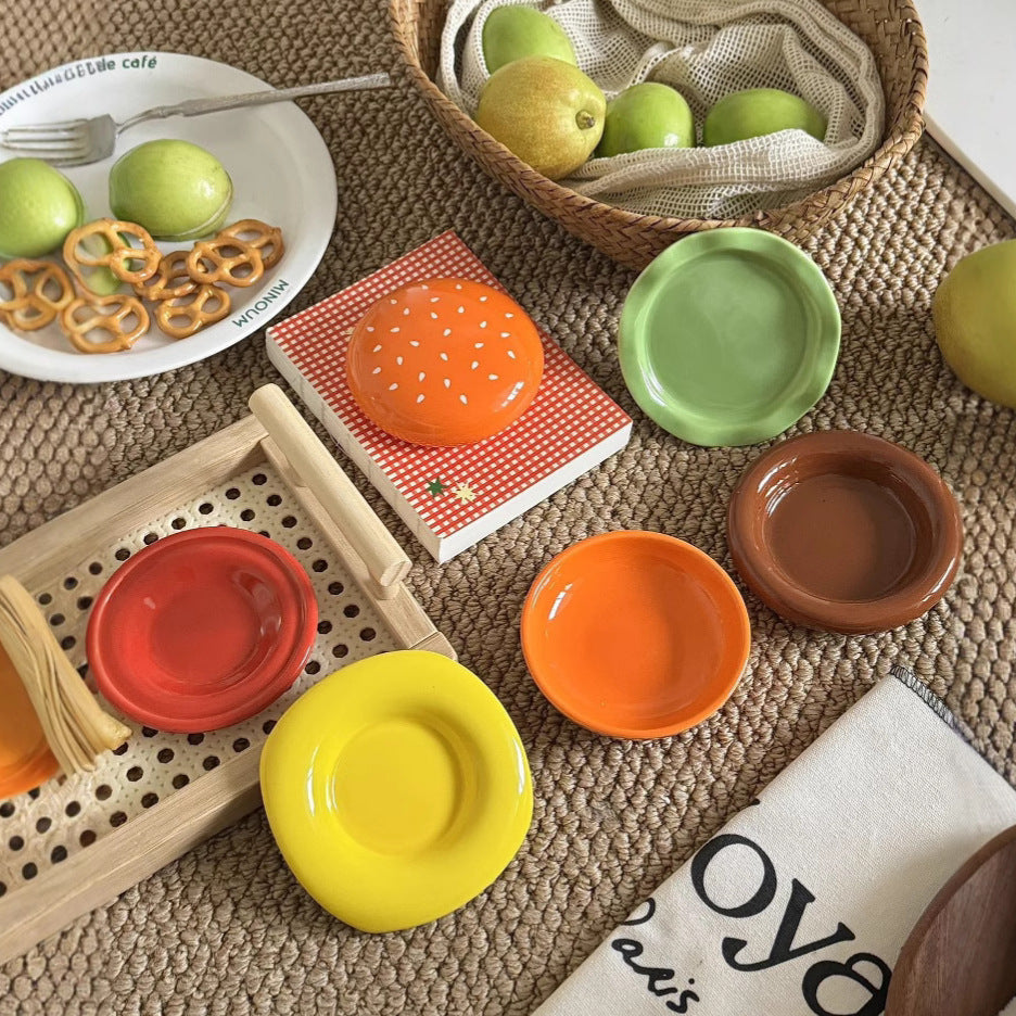 Cute ceramic cartoon plates